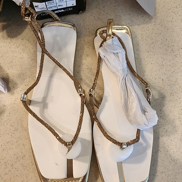 Fashion Nova Shoes - FF - Fashion Nova Josette Sandals 9